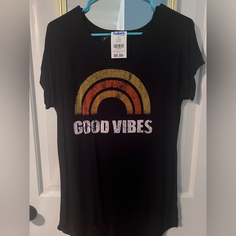 Black ‘Good Vibes’ Shirt